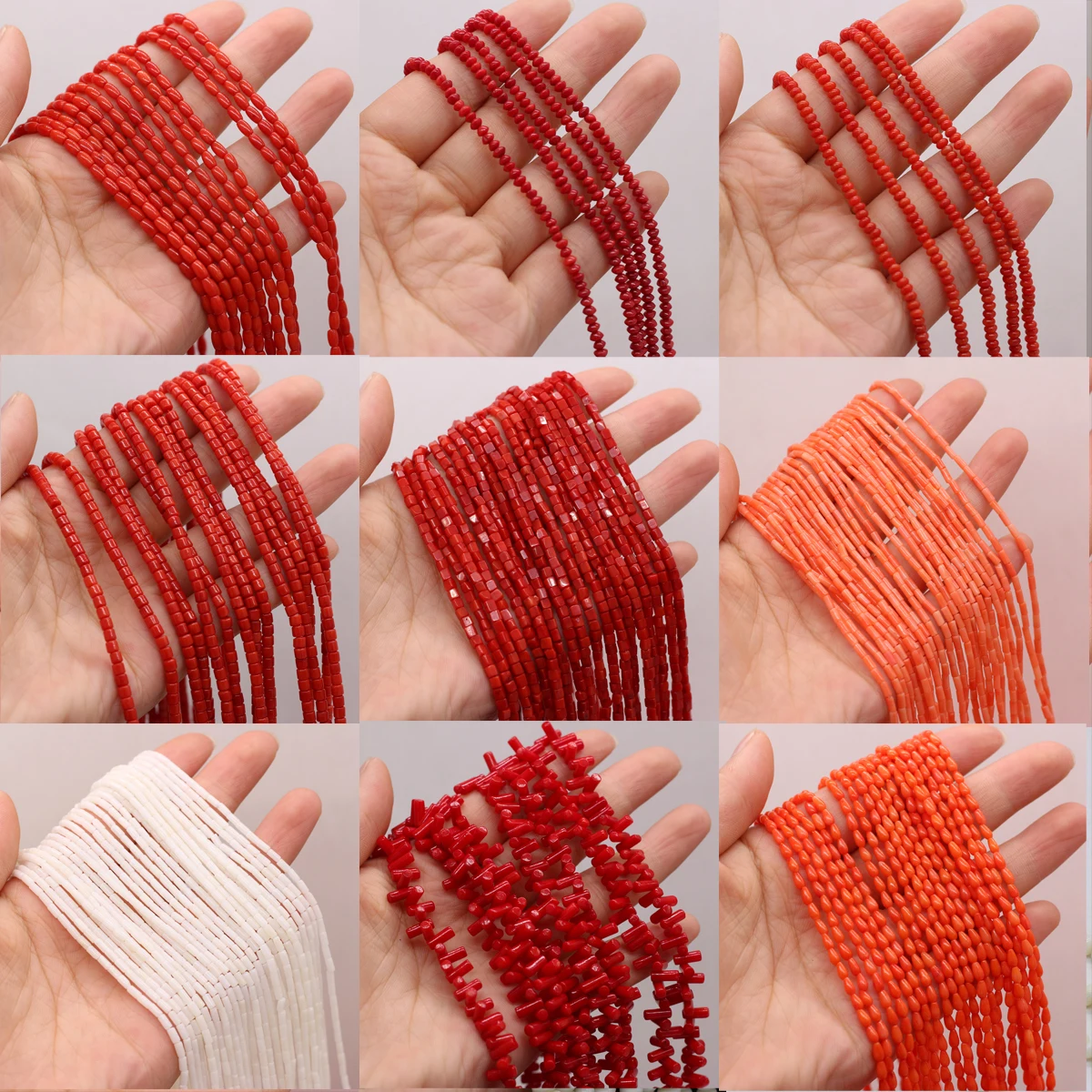 

Natural Coral Beads Mix-Color Coral Different Shapes Loose Exquisite Beaded For Jewelry Making DIY Bracelet Necklace Accessories
