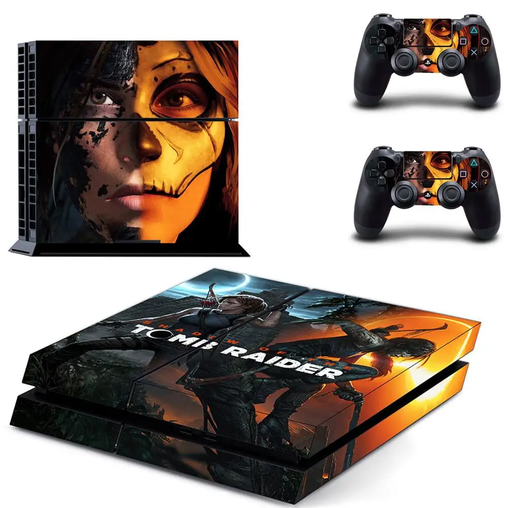 Shadow of the Tomb Raider sticker s Наклейка для PS4 PS 4 Play station Pegatinas консоли playstation и 2