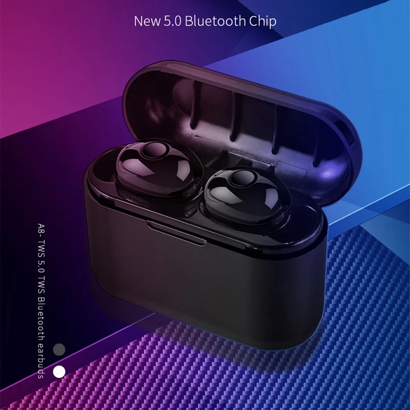 

TWS 5.0 Noise Reduction Bluetooth Headset Single Into the ear Low Power Comfortable Sweatproof Wireless Headset with Microphone