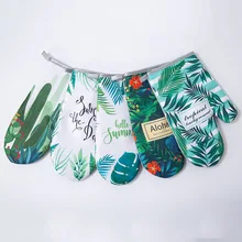Manufacturers Direct Selling Decorative Pattern Microwave Oven Gloves Thick Baking Oven Only Insulated Heat Resistant Heat-resis