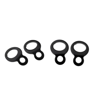 

2x Black Stainless Steel Tie Down Strap Rings for Motorcycle Dirt Bike ATV