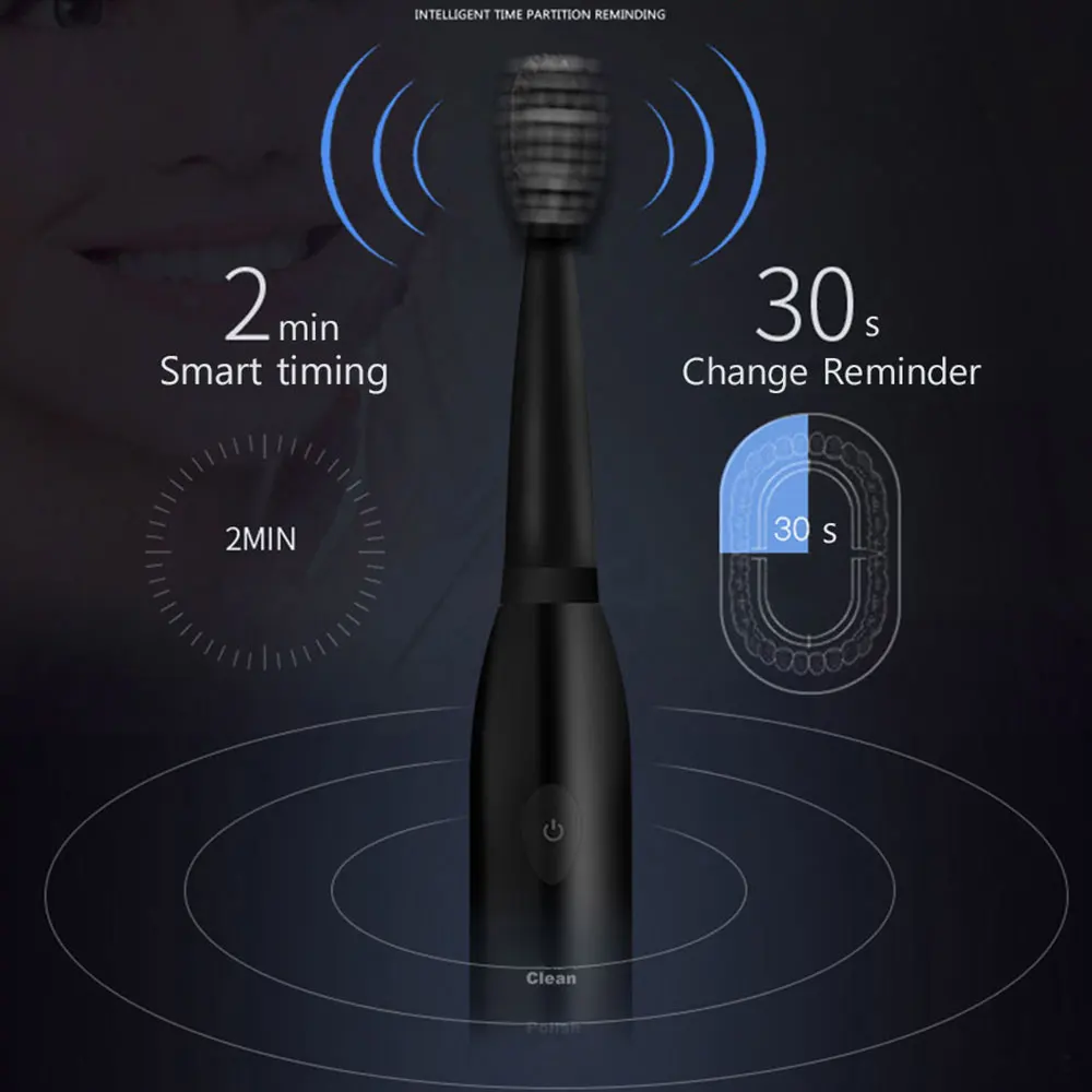 Ultrasonic Sonic Electric Toothbrush Rechargeable Tooth Brushes Washable Electronic Whitening Teeth Brush Adult Timer Brush Ultrasonic Sonic Electric Toothbrush Rechargeable Tooth Brushes Washable Electronic Whitening Teeth Brush Adult Timer Brush