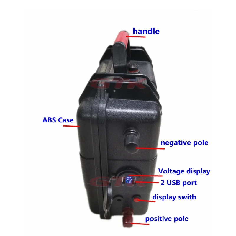 Водонепроницаемый LTO 12V 60Ah 70Ah 80Ah 100Ah литиевая батарея 12V с BMS для троллингового мотора RV Инвертор+ 10A Зарядное устройство