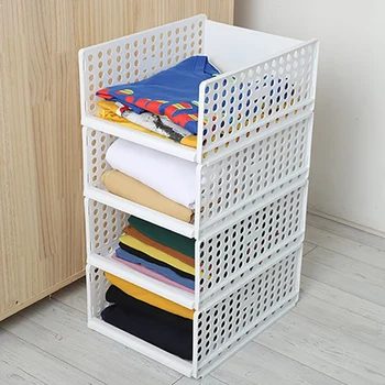 

Folding Basket Practical Storage Rectangle Storage Box Grocery Cabinet Drawer Sorting Storage Rack Home Container Basket