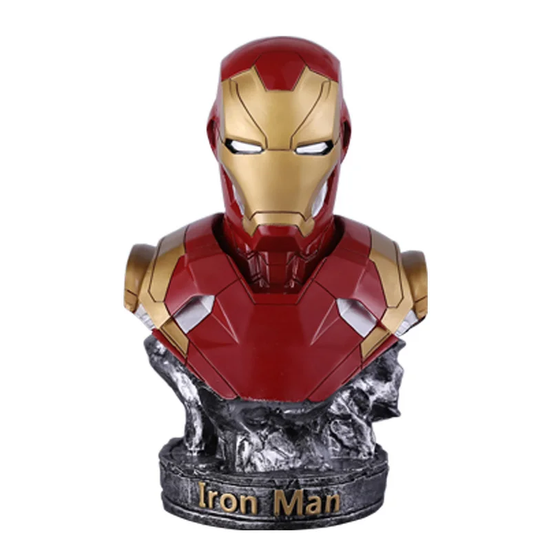 ^*Best Offers Resin Iron Man Model Home Decoration Ornament Gift Living Room Desktop Decoration Children Birthday Gift Super Man