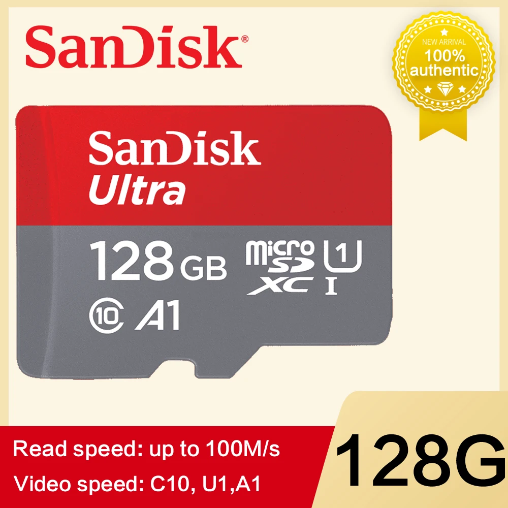 Оригинальная карта памяти Micro SD SanDisk 32 Гб 64 класс 10 128 ГБ/64 ГБ SDXC 400 Гб/256 SDHC TF