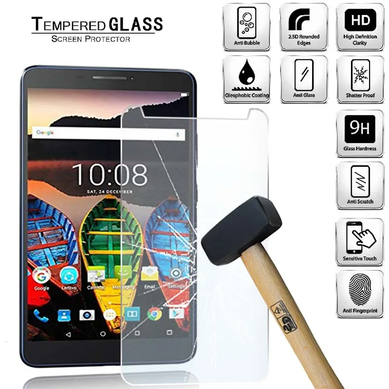 

Tablet Tempered Glass Screen Protector Cover for Lenovo Tab 3 7 LTE Breakage Anti-Scratch Tablet Computer Tempered Film