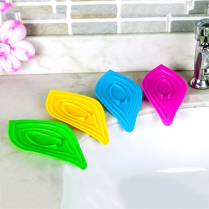 

Leaves Shape Sponge Soap Wall Holder Bathroom Kitchen Mount Storage Rack Shelves