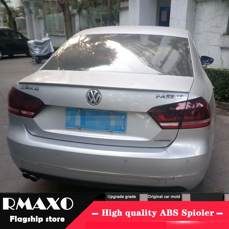 Спойлер для Volkswagen Passat 2007 2013 высокое качество ABS Материал автомобильное заднее