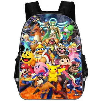 

New Arrivals Printing 3D Cartoon Pikachu Backpack Kids Pokemon School Bags for Teenager Boys Bagpacks Children Bookbag