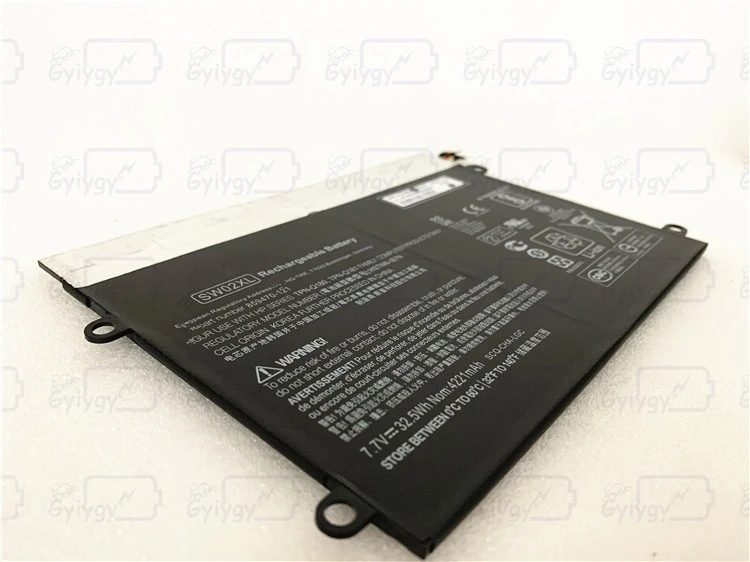 Батарея для струйного принтера Hp SW02XL X2 210 G2 X2 10-P018WM 10-P 889517-855 859470-1B1 859470-421 HSTNN-IB7N HSTNN-LB7N SW02XL TPN-Q180 TPN-Q18