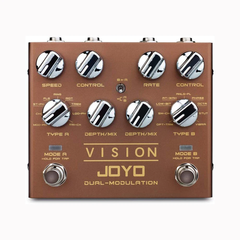 Гитарная педаль JOYO R 09 Vision с несколькими эффектами двухканальная модуляции