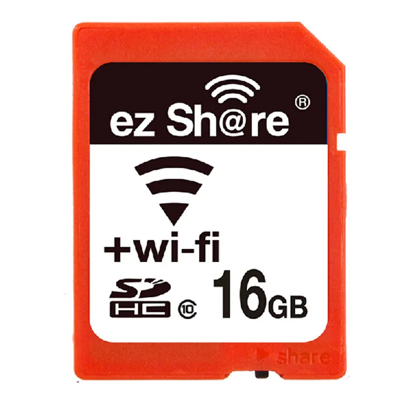Ezshare 8 ГБ 16 ГБ 32 ГБ беспроводная wifi SD карта ez share Micro SD кардридер адаптер Поддержка 4 ГБ 8 ГБ 16 ГБ 32 ГБ карта памяти MicroSD - Емкость: 16gb