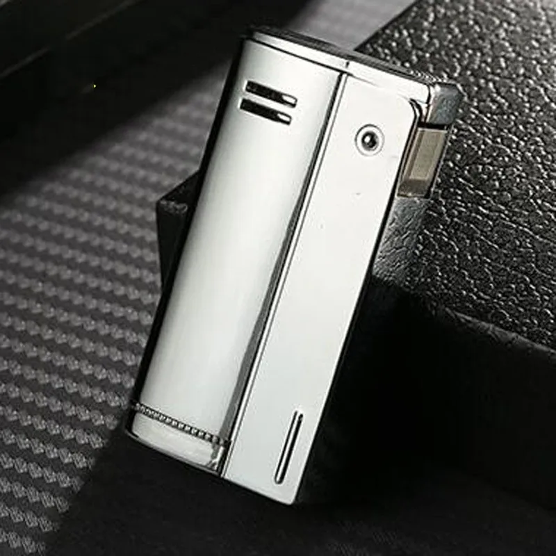Модная Зажигалка для сигарет, ветрозащитная Роскошная Зажигалка для сигар, мужские подарочные зажигалки, винтажная Ретро Зажигалка, аксессуары для курения C
