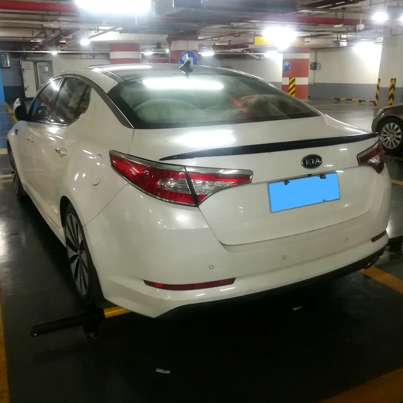 Для Kia Optima K5 2011 2012 2013 задний багажник спойлер ABS Материал грунтовка цвет украшение в виде хвостового крыла для Kia Optima K5