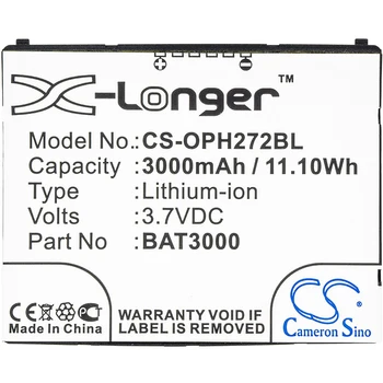 

Cameron Sino Battery for Opticon H-27 H-27 1D H-27 2D Replacement BAT3000 T65114B00028 3000mAh