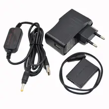 CA-DC40 batterie externe usb câble 4.2V + 5V usb chargeur + DR-110 NB-13L batterie factice pour Canon PowerShot G5 G7 X Mark II G5X G7X MII G9X(China)