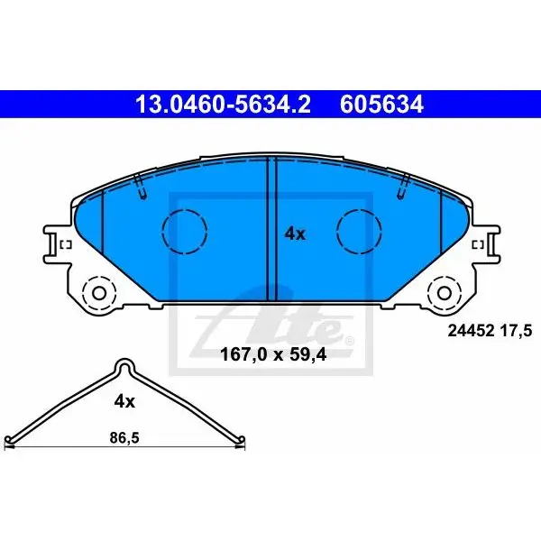 Колодки дисковые передние Lexus RX270/350/450H Toyota HighLande|Тормозной цилиндр| |