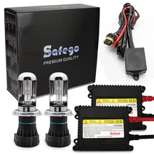 1 комплект h4 bi xenon H13 9004 9007 bi xenon Высокий Низкий Луч гибкий ксенон HID комплект 35 Вт HID Xenon комплект DC12V hid конверсионный комплект
