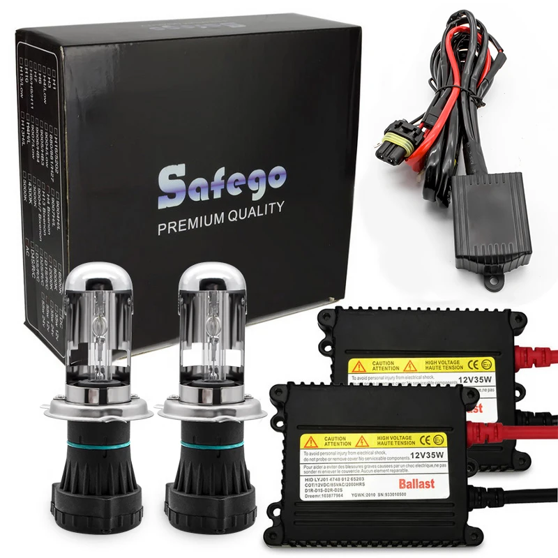 1 комплект h4 bi xenon H13 9004 9007 Высокий Низкий Луч гибкий ксенон HID 35 Вт Xenon DC12V hid