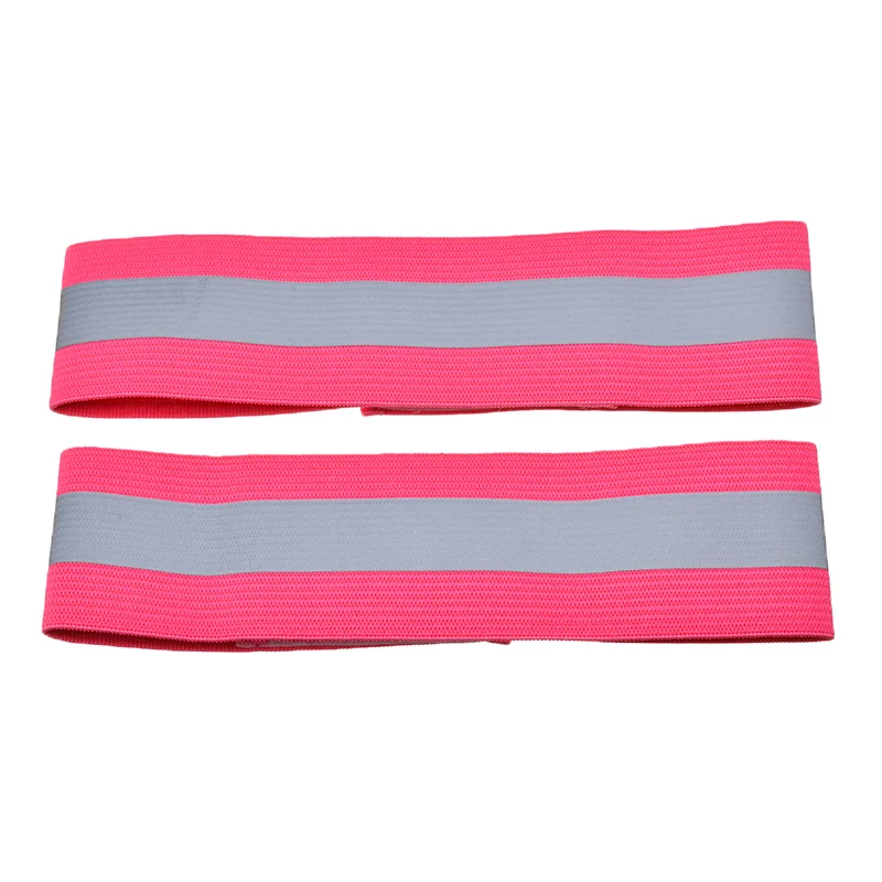 2Pcs Safety Night Reflective Arm Band Safety Belt Strap Night Run For Outdoor Sports Night Running Cycling