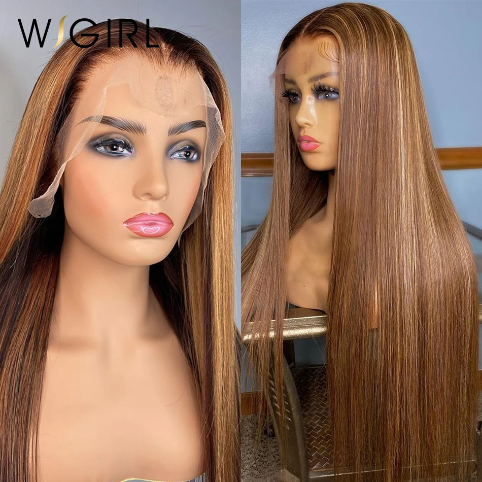 Парик из натуральных волос Wigirl 13x4 с эффектом омбре бразильский выщипанный
