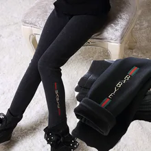 Вельветовые леггинсы для девочек теплая верхняя одежда для детей среднего и большого размера на осень и зиму цельная длинная одежда