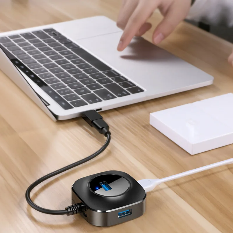 Micro usb-хаб 3,0 2,0 USB разветвитель интерфейс питания 4 usb порта адаптер высокоскоростной концентратор ПК Компьютерные аксессуары Usb 3,0 концентратор