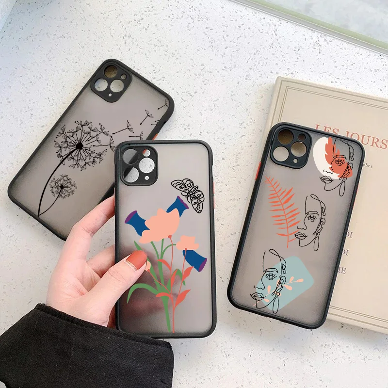 Cases For Samsung Galaxy A32 A52 A72 A71 A70 A31 A30 A50 A20e A30S A50s A10 A21s S21 S20 S10 Plus FE INS Funny Art Sketch Cover