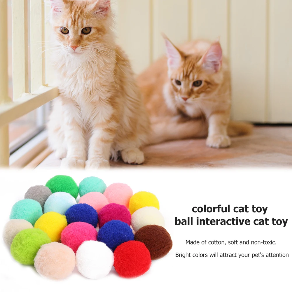 Cat Candy Color Round Ball Toys Set Interactive Pet Playing Molar Chew Toys Toy For Dog for Dog Cat Chewing Playing