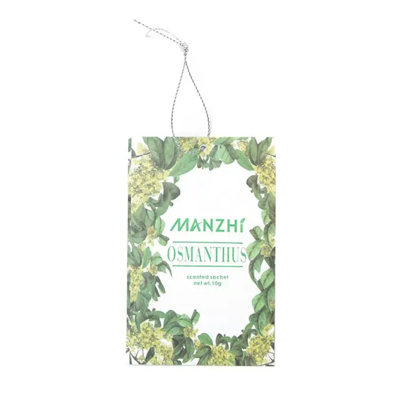 Hanging Fragrant Sachet Aromatherapy Bag Anti-pest and Anti-mildew for Wardrobe Closet Car Fragrance Air Freshening Home Scents - Аромат: Osmanthus