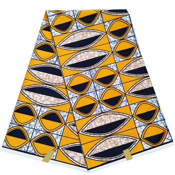 

2020 Real Dutch block wax African Ankara Wax print fabric Ghana fabric wax 100% pure cotton 6 yards