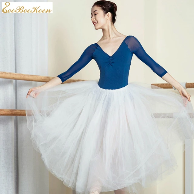 Ballerina V Neck Russian Style Leotard Arabesque Life