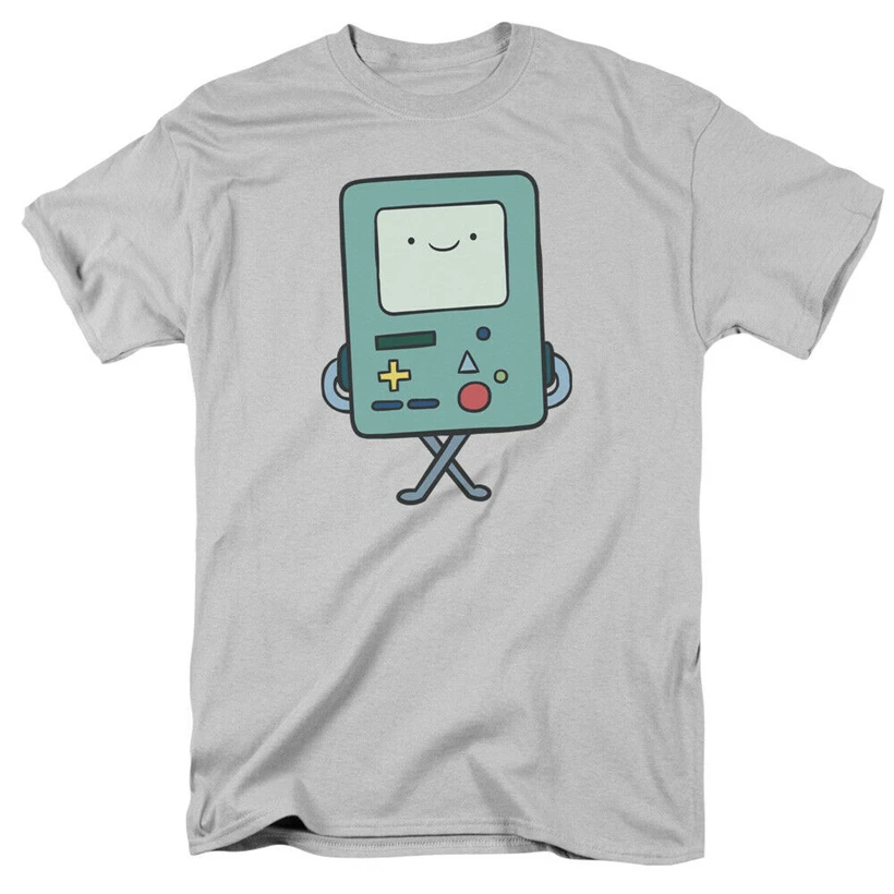 Adventure Time BMO Лицензированная взрослая футболка унисекс Мужские Женские топы