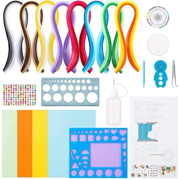 

5mm Paper Quilling Kit, Quilling Accessories, Multicolored, Making Your Paper Quilling Artworks