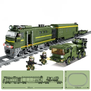 

City Technic Series Vehicle Model Building Block Creator Missile Train Railroad Paver Bricks Educational Toys For Kids Boy Gift