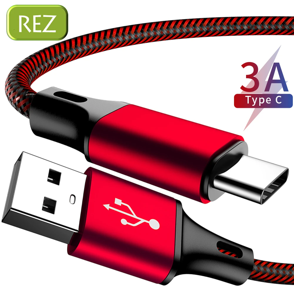 REZ кабель usb type-C для быстрой зарядки sony, красный кабель USB type-C кабель Usb для передачи данных для samsung USB-C кабель