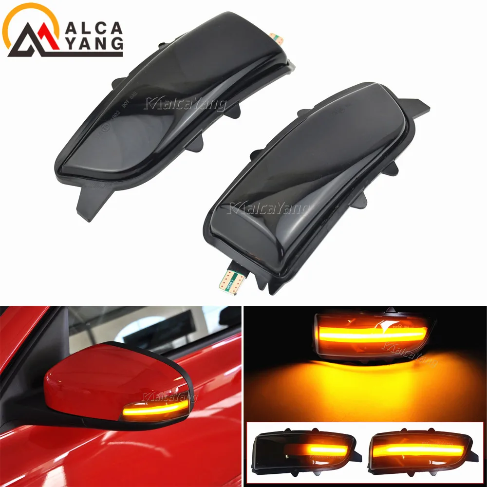 

2 шт., дымчатый динамический фонарь с поворотником для Volvo C30 C70 S40 S60 V40 V50 V70 2008-2010