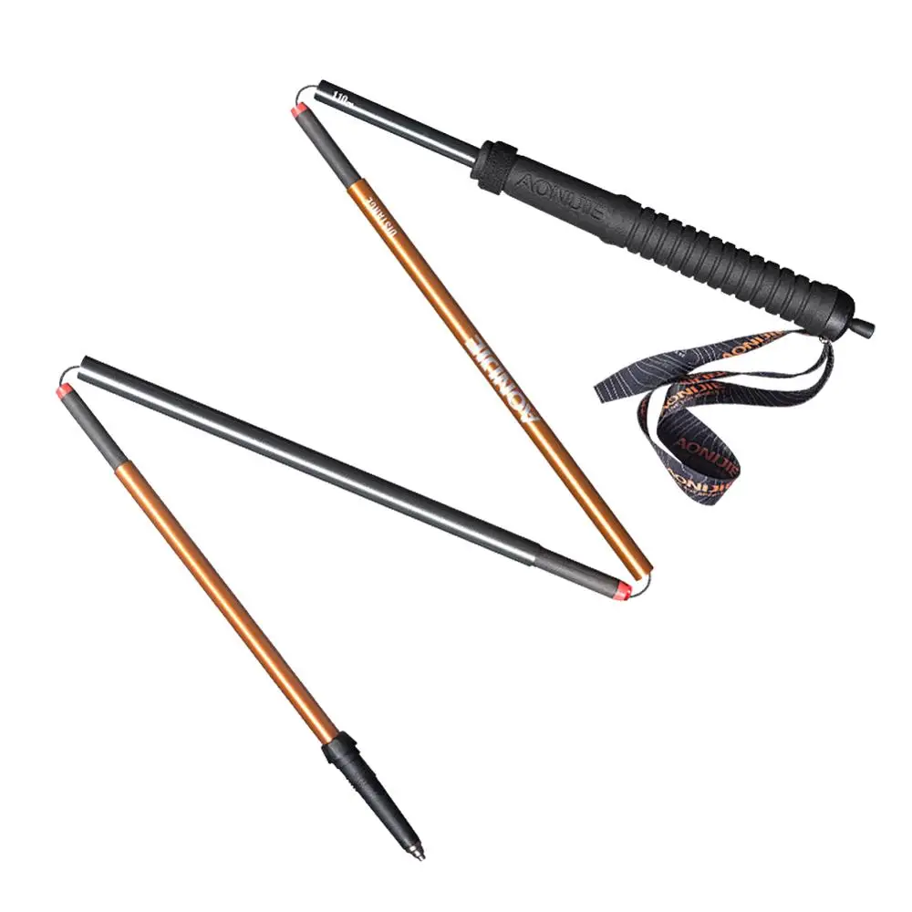 AONIJIE E4101 M-Pole Folding Ultralight Quick Lock Trekking Poles Hiking Pole Race Running Walking Stick Carbon Fiber 110cm130cm