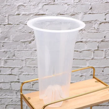 

4pcs Slotted Orchid Pot Plastic Plant Container Transparent Orchid Cultivation Pot for Home Outdoor Outside (4 Inch + 5 Inch + 6