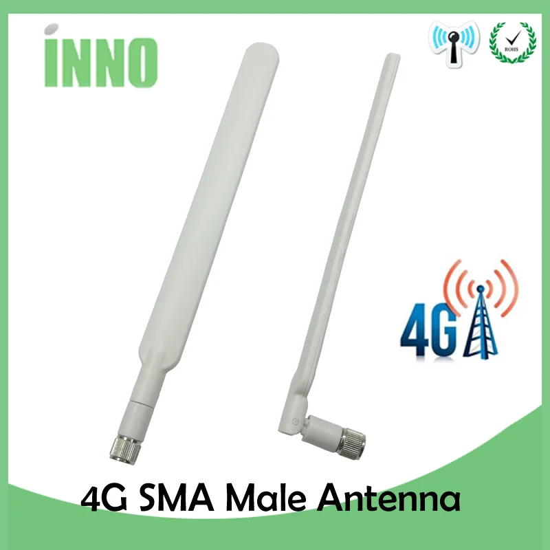 2pcs 4G lte antenna 5dbi SMA Male Connector Plug antenne router external repeater wireless modem antene