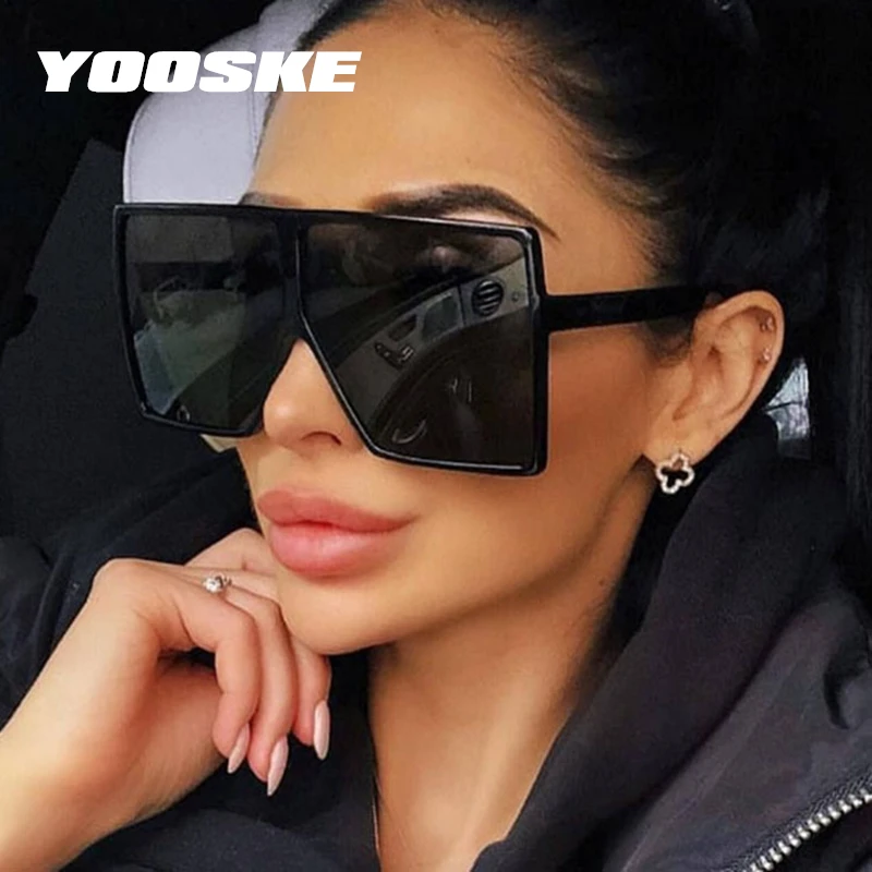 Yooske Men Vintage Polarized Sunglasses Women Oversized Sun 