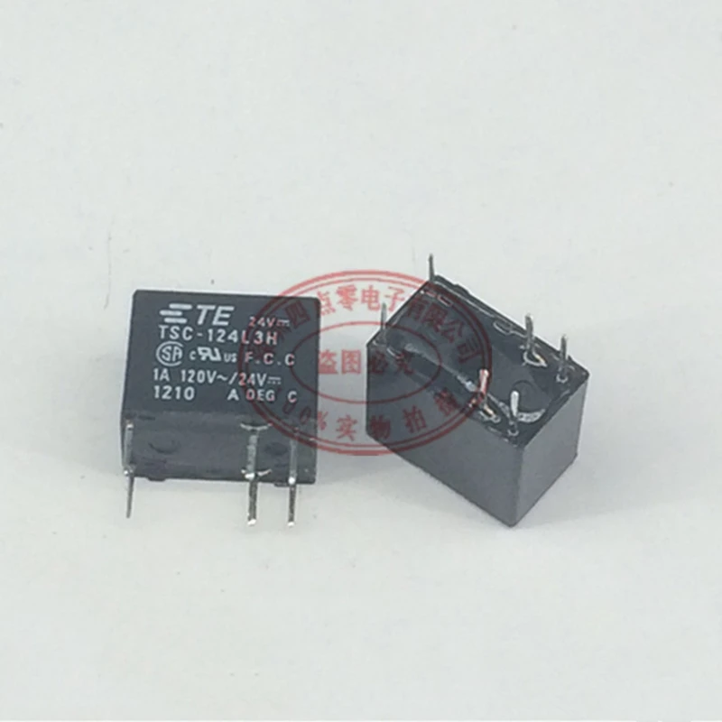10 шт./лот реле TSC-112L3H TSC-124L3H 1A 12V 24V 6PIN
