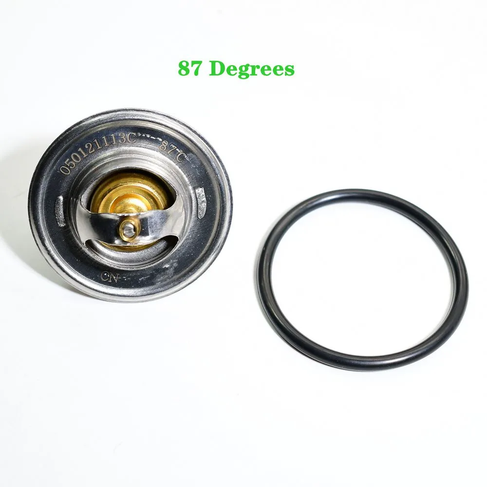Coolant Thermostat With Temperature Sensor 87°C for VW Lupo 6X1, 6E1 1.0