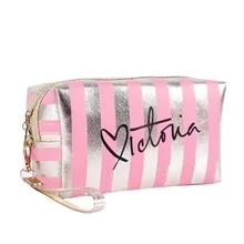 Girl Laser Cosmetic Bag PVC Transparent Makeup Bag for Women Waterproof Zipper Beauty Case Travel Toiletry Bags Organizer Case