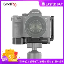 SmallRig A7R3 L Plate W/ Arca Style Plate for Sony A7M3 Camera Quick Release W/ 1/4 & M4 Thread Holed fr flash Light Attach 2122