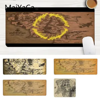 

MaiYaCa High Quality Middle Earth Map Customized MousePads Computer Laptop Anime Mouse Mat Large Lockedge Mouse pad Computer mat