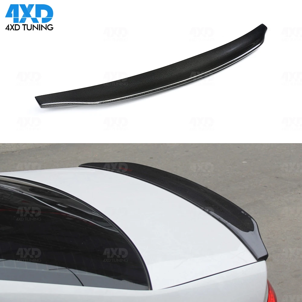 

Carbon Fiber Spoiler Coupe Caractere Style For Audi A5 Rear Trunk Wing Gloss Black 2010 2011 2012 2013 2014 2015 2016