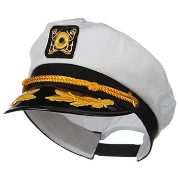 

top selling in Captain's Yacht Hat Adjustable Sea Cap White One Size Costume Accessory Support Wholesale and Dropshipping