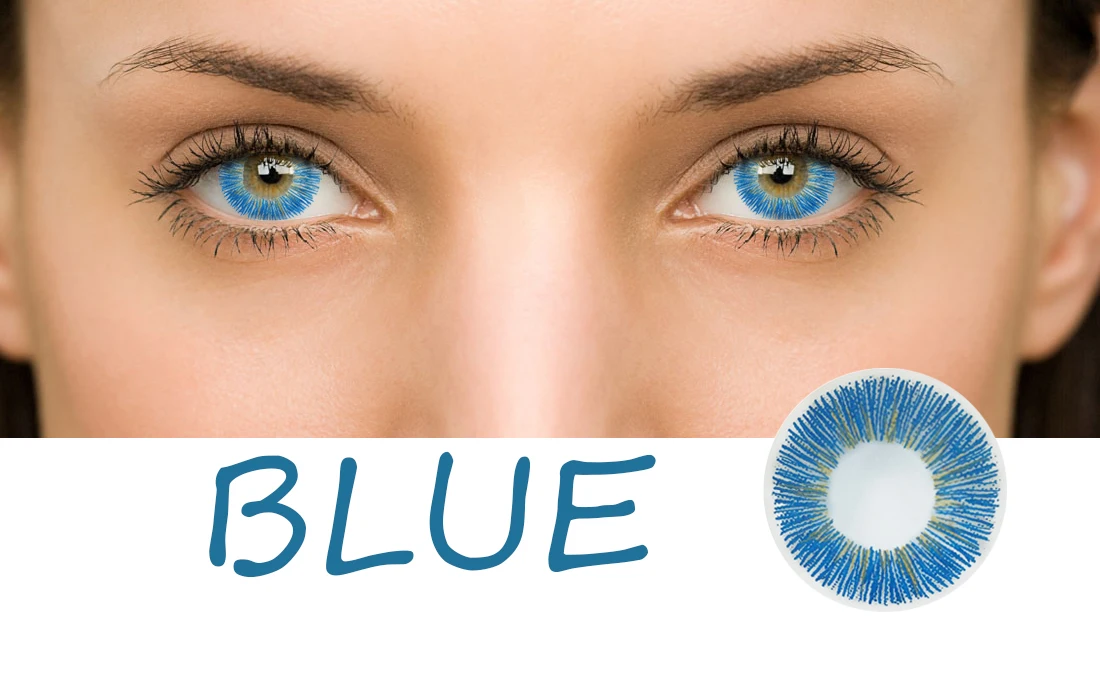Beautiful Pupil Color Contact Lenses Monthly Throw Female Path 14mm Cute Multicolor Party Gift Cartoon Girl Decoration Cosplay